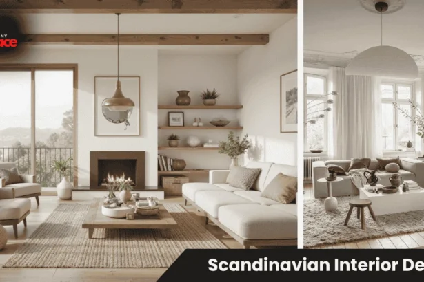 Bright minimalist living room showcasing Scandinavian interior design with white walls, light wood floors, and neutral furniture