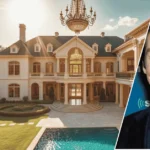 Interior view of Joel Osteen's luxurious Texas mansion with elegant design and spacious layout