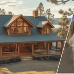 Phil Robertson’s house—simple Southern home with brick facade and riverside trees.