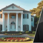 Russell M. Nelson’s house in Utah showing the modest exterior with a pitched roof and mature landscaping.