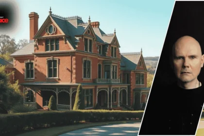 Exterior view of Billy Corgan's elegant and artistic house