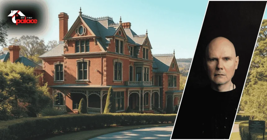 Exterior view of Billy Corgan's elegant and artistic house