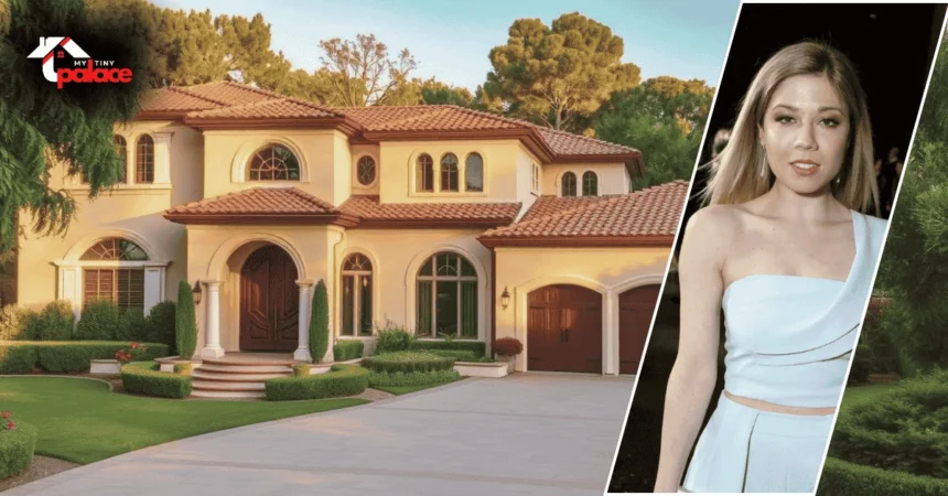 Exterior view of Jennette McCurdy's stylish and modern house