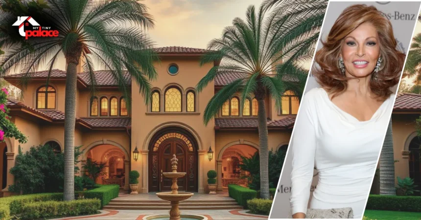 Raquel Welch's House with luxurious design and classic Hollywood charm.